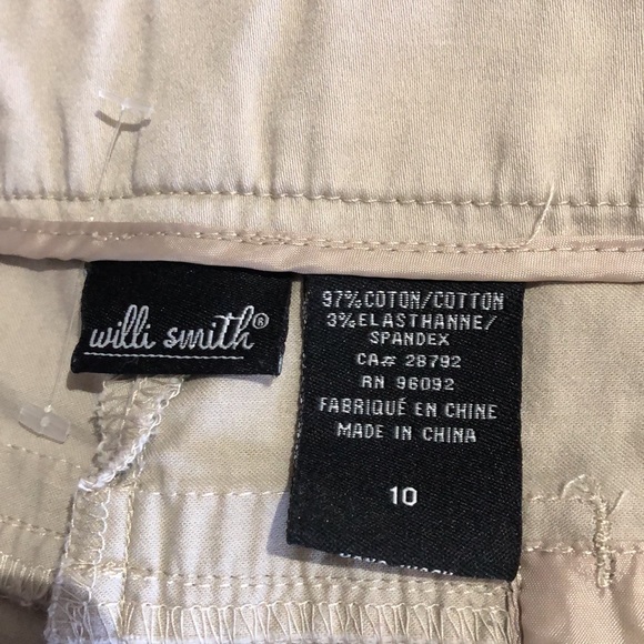 Capri pants! Grey/khaki color. Cotton/spandex. Size 10. Great condition! - Picture 7 of 7